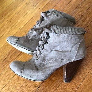Forever 21 lace up booties
